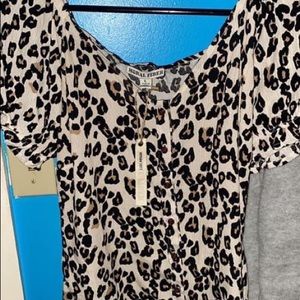 Cheetah/leopard print top